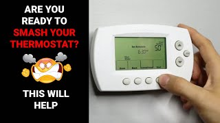 How to Program a Honeywell Thermostat [upl. by Seow]