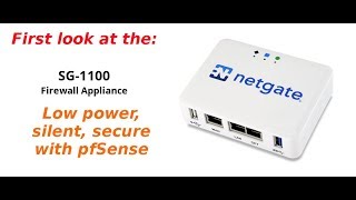 Netgate SG1100 firewall appliance First look [upl. by Niwrek]