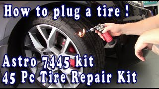 How to plug or replug a tire [upl. by Durer67]