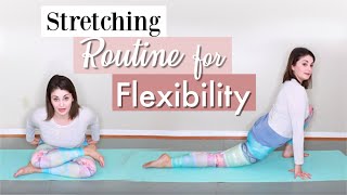 Stretching Routine for Flexibility  Kathryn Morgan [upl. by Krystalle]