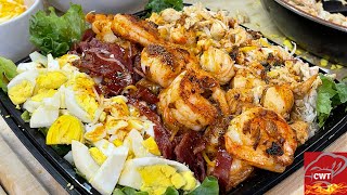 Seafood Cobb Salad Recipe  How To Make Cobb Salad  Seafood Salad [upl. by Daza]