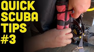 How To Mount Scuba Diving Accessories To A Backplate And Wing Set Up [upl. by Hutchinson362]