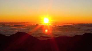 The Most Beautiful Sunrise  Haleakala Maui Hawaii [upl. by Anayek]