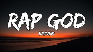 Eminem  Rap God Lyrics [upl. by Anson]