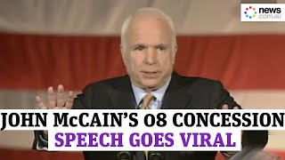 John McCains humble 2008 concession speech [upl. by Skurnik47]