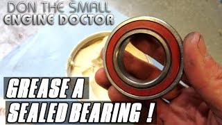 HOWTO Grease A Sealed Bearing [upl. by Auos]