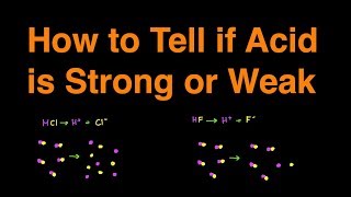 How to Determine if Acid is Strong or Weak Shortcut w Examples and Practice Problems [upl. by Ddot798]