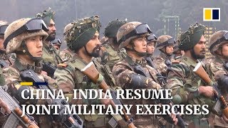 China and India resume annual joint military exercises [upl. by Pillow871]