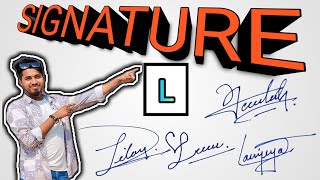 L Signature Style ✅  L Signature Tutorial  A to Z signature Ideas  Episode  12 [upl. by Carson]