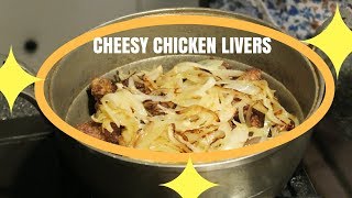 Cheesy Chicken Livers Recipe [upl. by Templer]