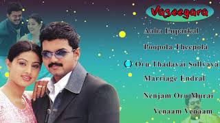 HBDvijay Vasegara Juke box  K Selva Bharathy  Vijay  Sneha  S A Rajkumar  Saai media [upl. by Dever]