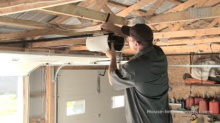 How To Install A Garage Door Opener [upl. by Assilac237]