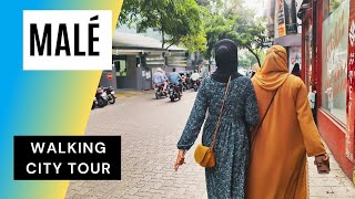 Malé Maldives CITY TOUR ✅ Walk around the Capital of Maldives  Explore Male in HD [upl. by Anneuq]