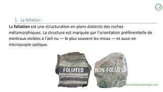 Cours  Troisième  SVT  Le métamorphisme et la formation des roches métamorphiques  Exemples [upl. by Sotsirhc390]