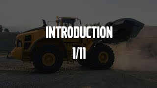 Introduction – Volvo Wheel Loaders Hseries – Basic operator training – 111 [upl. by Dleifrag]