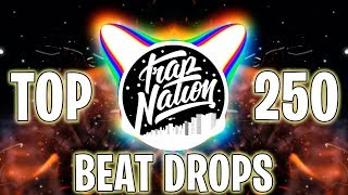 TOP 250 BEST BEAT DROP SONGS OF ALL TIME  1 Hour Version [upl. by Mchugh290]