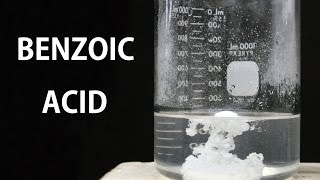 Making Benzoic Acid from sodium benzoate [upl. by Attekahs382]