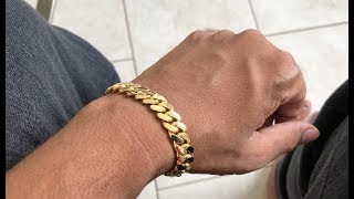 10mm Miami Cuban Link Bracelet DanielJewelryInc Review [upl. by Maccarthy]