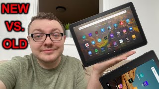 Kindle Fire HD 10 vs All New Kindle Fire HD 10 2021 Version [upl. by Belldame]