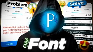 Add Fonts Easily  Add Unique Fonts to PixelLab in Minutes [upl. by Wiles163]