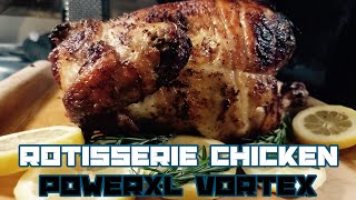 Air Fryer Rotisserie Chicken  Powerxl Air Fryer  Air Fryer Recipes [upl. by Rehoptsirhc428]