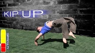 KIP UP Parkour Tutorial  How To Get Up Like a Ninja [upl. by Htennaj]