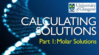 Preparing Solutions  Part 1 Calculating Molar Concentrations [upl. by Natalina]