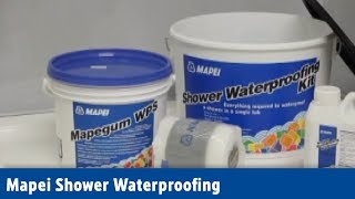 Mapei Shower Waterproofing  Screwfix [upl. by Bristow578]