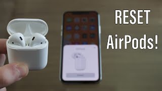 How To Reset AirPods  Fix ANY and ALL Problems [upl. by Kimitri]