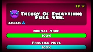 THEORY OF EVERYTHING FULL VERSION GEOMETRY DASH 211 [upl. by Raynah]