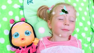 Nastya and Baby doll vs Pesky Flies Аnd other Funny Stories by Like Nastya [upl. by Holofernes]