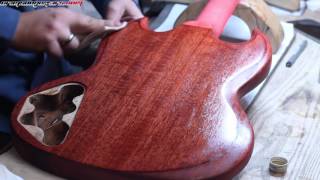 Ep 2  How to Use Stunning Stains by Crimson Guitars  A Demonstration of the Finishing Oil [upl. by Ilyah21]