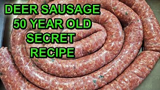 DEER SAUSAGE 50 YEAR OLD SECRET RECIPE [upl. by Beaufert532]