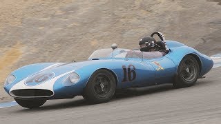 19551961 Sports Racing Over 2000CC Cars  2017 Rolex Monterey Motorsport Reunion [upl. by Saticilef157]