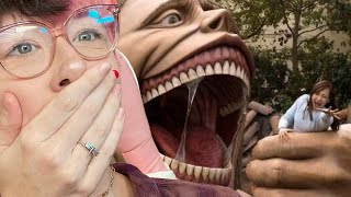 Person with Megalophobia reacts to Megalophobia  Megalophobia reaction [upl. by Nika]