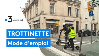 Trottinette électrique mode demploi [upl. by Aihsenod]