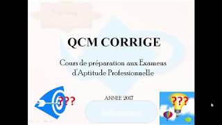 QCM CORRIGE [upl. by Inalan18]