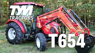 TYM Tractors T654 Product Overview [upl. by Oberheim]