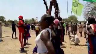 Mundari Traditional Dance from South Sudan [upl. by Ardnama]