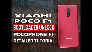 How to Xiaomi Poco F1 Bootloader Unlock Bootloader Unlock Xiaomi Pocophone F1 [upl. by Novyat]