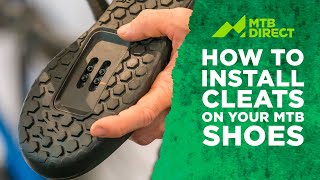 How to install cleats on your MTB shoes [upl. by Gnilrad478]