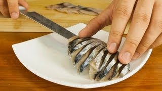 Mackerel Sashimi Made From Whole Fish [upl. by Rebbecca]