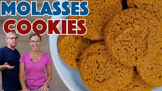 Old Fashioned Soft amp Chewy Molasses Cookies Recipe  1935 [upl. by Eben511]