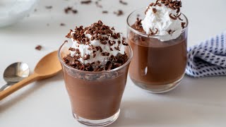 2 Ingredient Chocolate Mousse  Eggless Chocolate Mousse  Quarantine Recipes  withme [upl. by Abby]