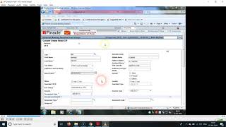 FINACLE  CIF id creation of RETAIL customer [upl. by Lenard792]