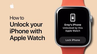 How to unlock your iPhone with your Apple Watch — Apple Support [upl. by Anilec]