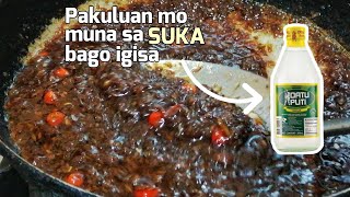 BAGOONG ALAMANG  SIKRETO PARA SUMARAP AT TUMAGAL [upl. by Slocum622]