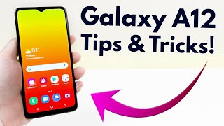 Samsung Galaxy A12  Tips and Tricks Hidden Features [upl. by Bart]