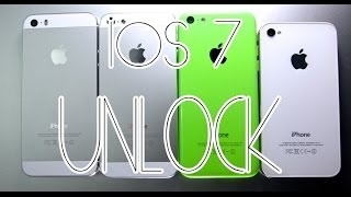 How To Unlock iOS 7 iPhone 5S 5C 5 amp 4S ANY Carrier  SprintATampTTMobileVerizon [upl. by Rosaleen]