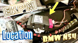 Bmw 335i EKPM Module Location and Removal E90 EASY [upl. by Nauqit]